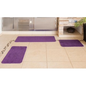 402 JOGO PARA COZINHA COTTON 3 PEÇAS TAPETES MIRIAN